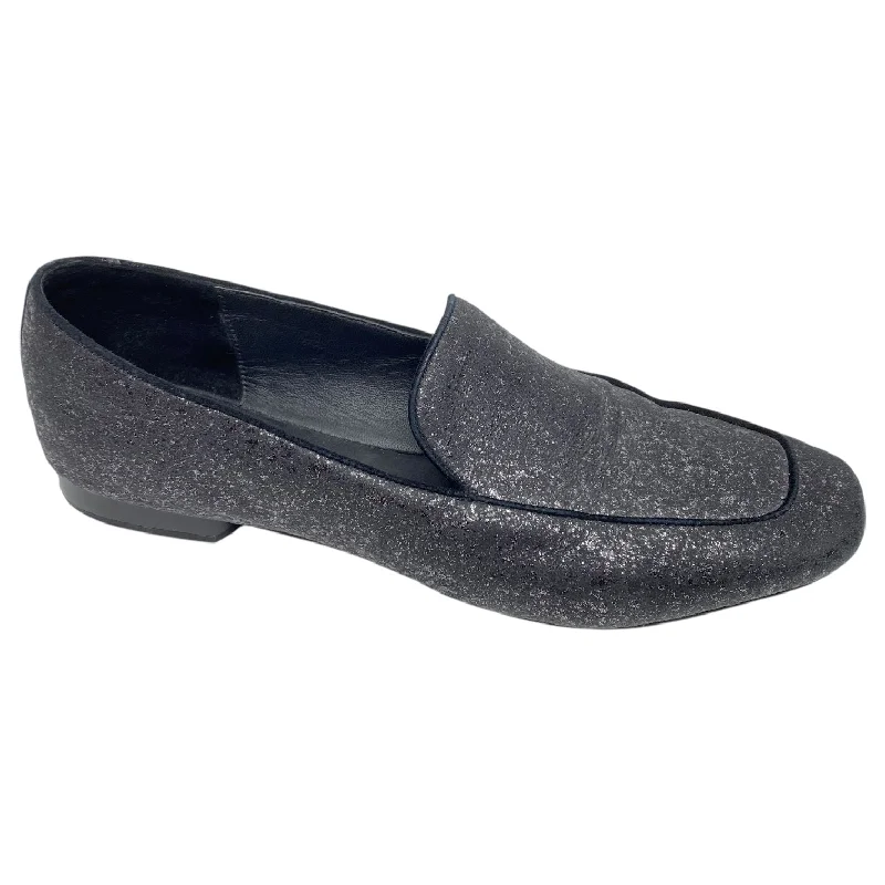 Shoes Flats By Donald Pliner In Black & Silver, Size: 8.5