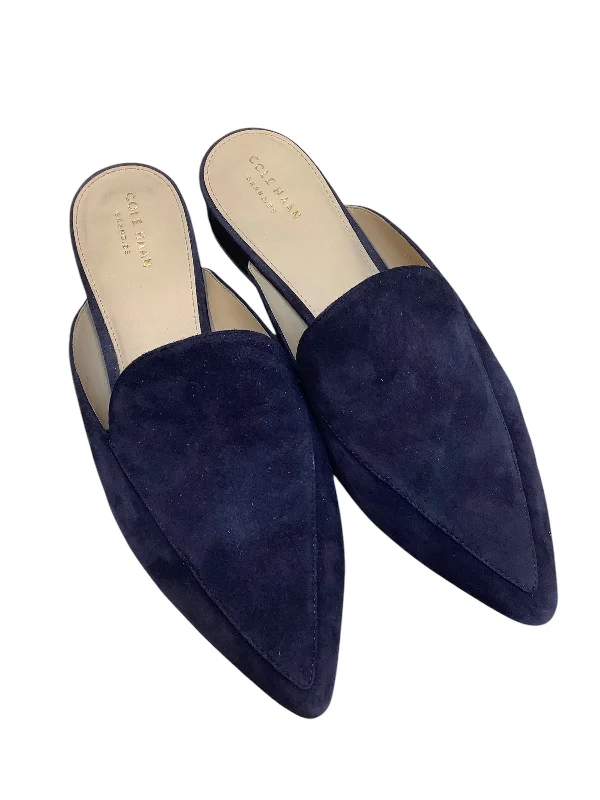 Shoes Flats By Cole-haan In Navy, Size: 10