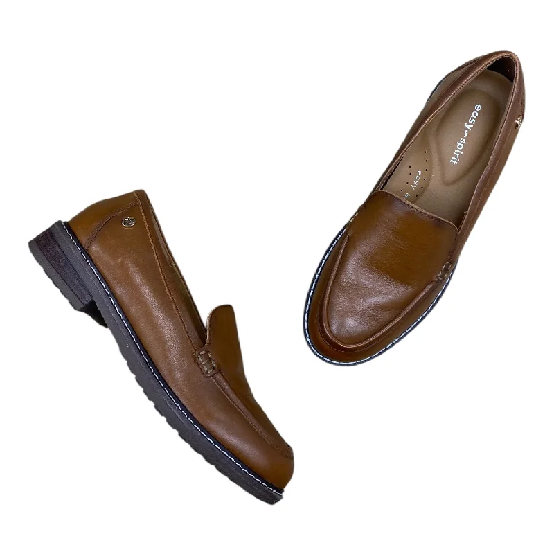 Shoes Flats By Easy Spirit In Brown, Size: 5.5