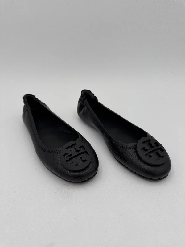 Shoes Flats By Tory Burch In Black, Size: 7.5