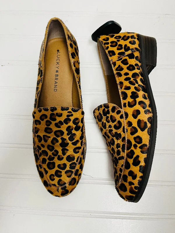 Shoes Flats By Lucky Brand In Animal Print, Size: 8