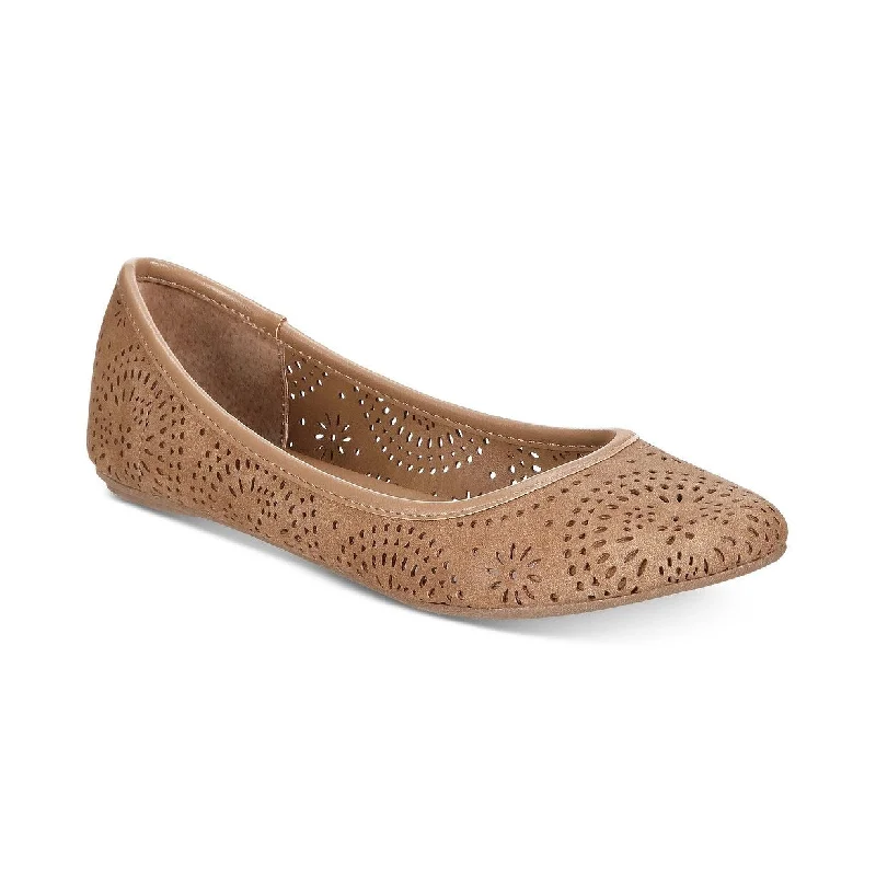 American Rag Women's Sophia Flats Med Brown Size 6 M - 6 M