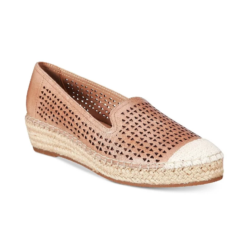 Bella Vita Women's Channing Cap Toe Espadrille Flats Brown Size 7 M - 7 M