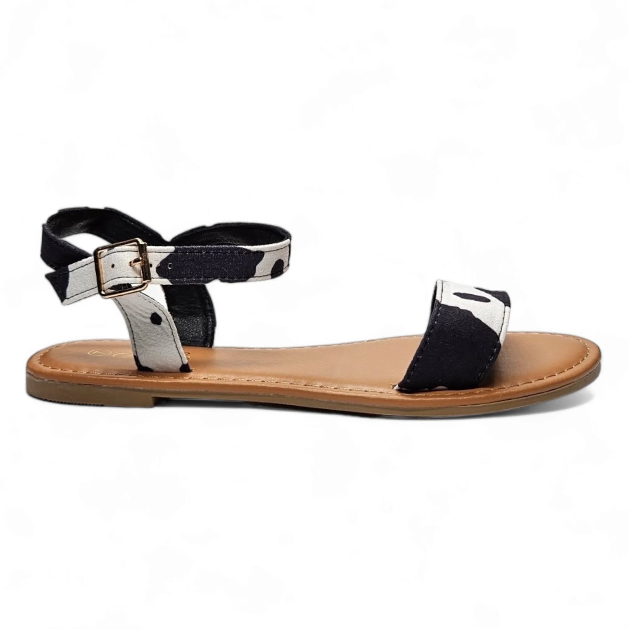 Leisure Walk Cow Print Sandal