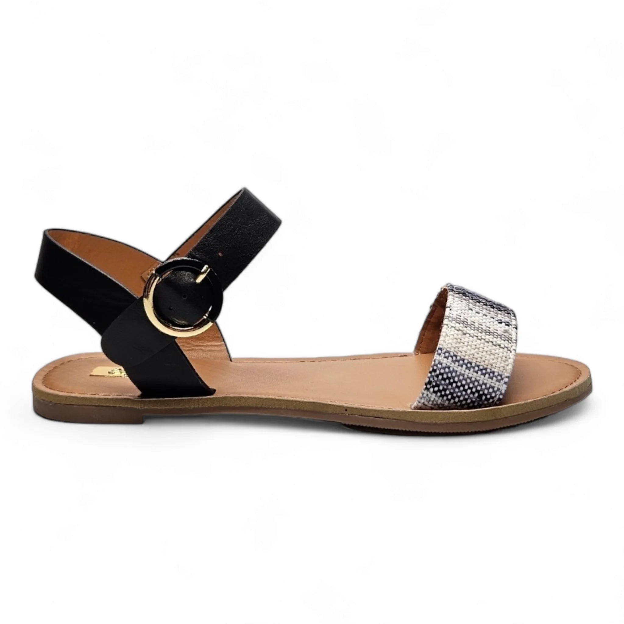 Grey & White Athena Sandal