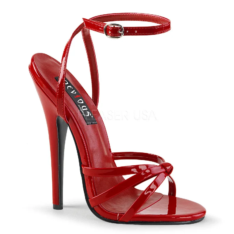 6" Heel DOMINA-108 Red