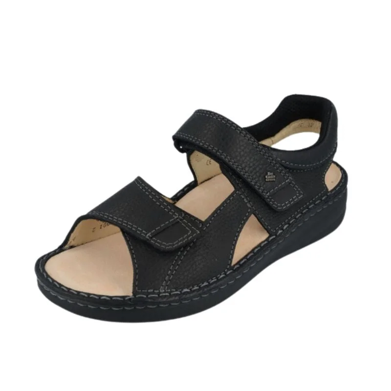 Finn Comfort Skiathos Hillcrest Black Men's Sandals