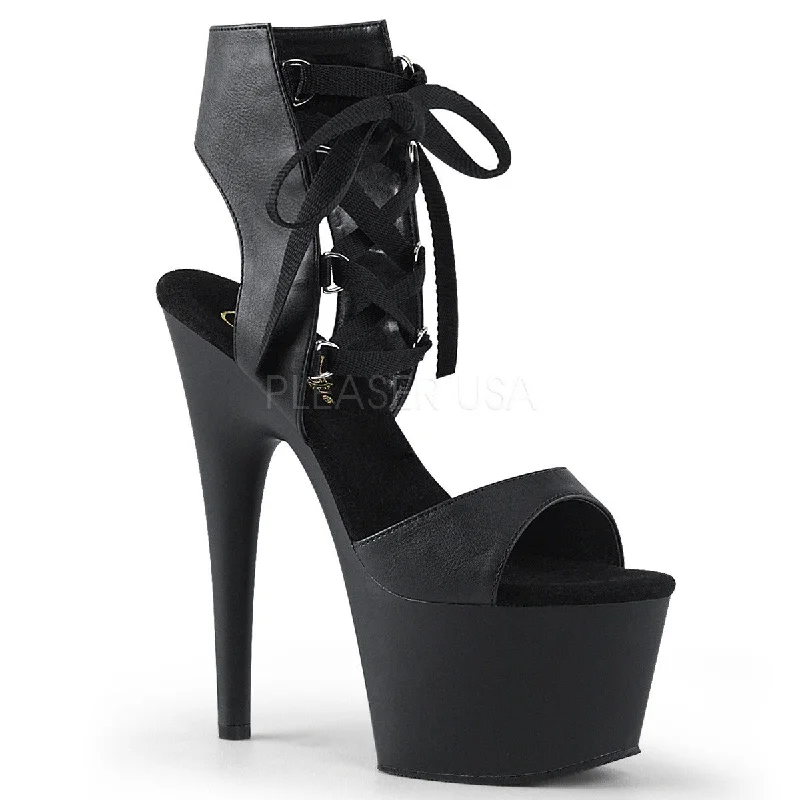 Pleaser ADORE-700-14 Black Exotic Dancing Sandals