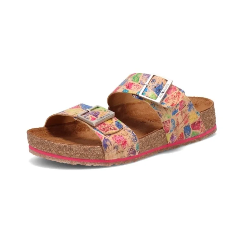 Haflinger Andrea Pink Multi Women's Sandals