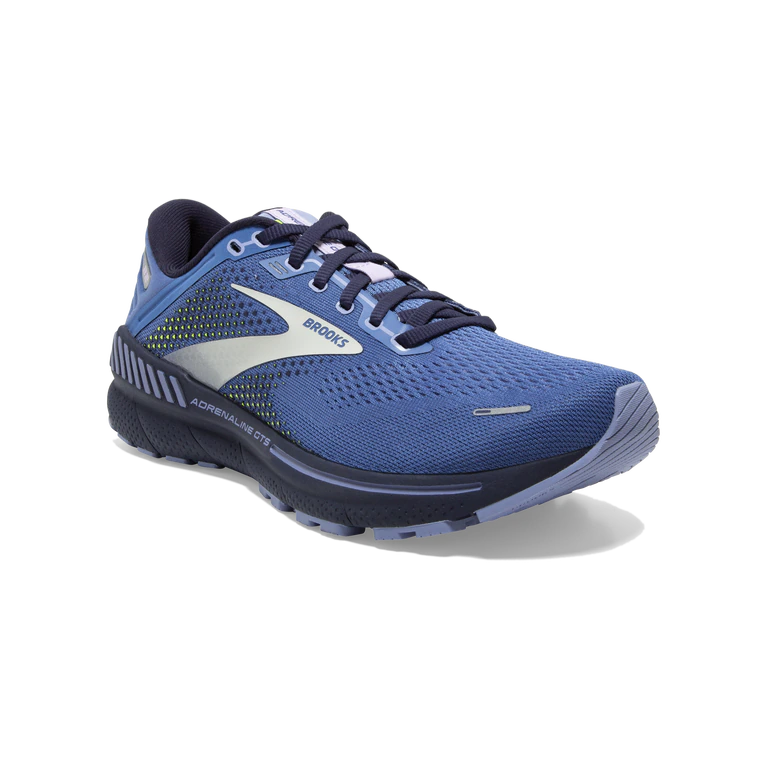 Brooks Women's Adrenaline GTS 22 Running Shoe - Blue/Purple/Nightlife 1203531B467