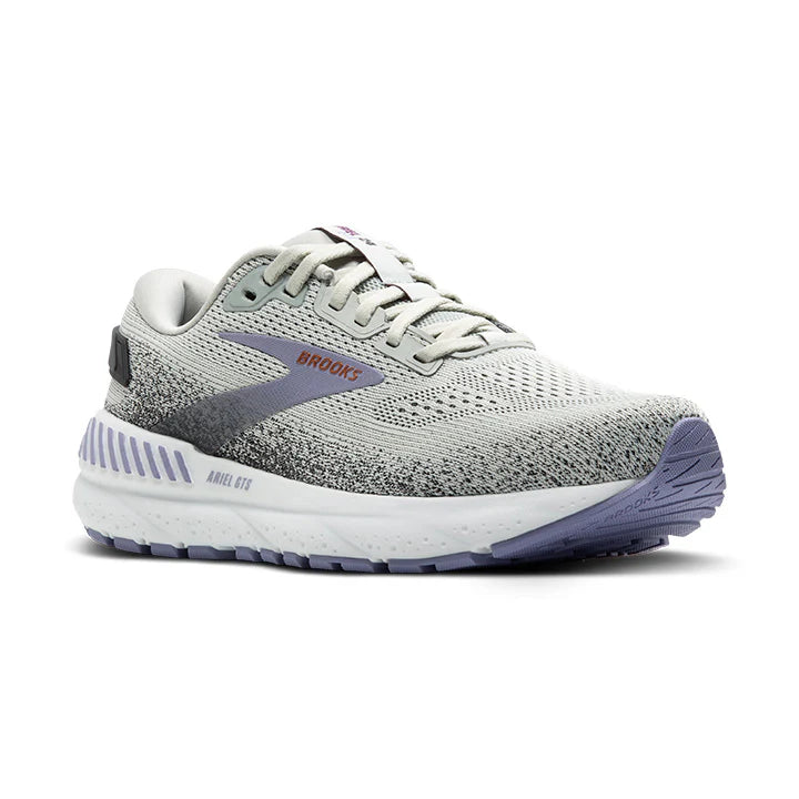 Brooks Women's Ariel GTS 24 Running Shoes - Mercury/Ebony/Lavender 1204141B080