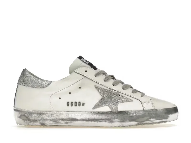 Golden Goose Super-Star White Silver