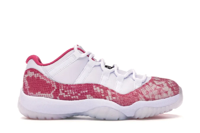 Jordan 11 Retro Low Pink Snakeskin (WOMEN)