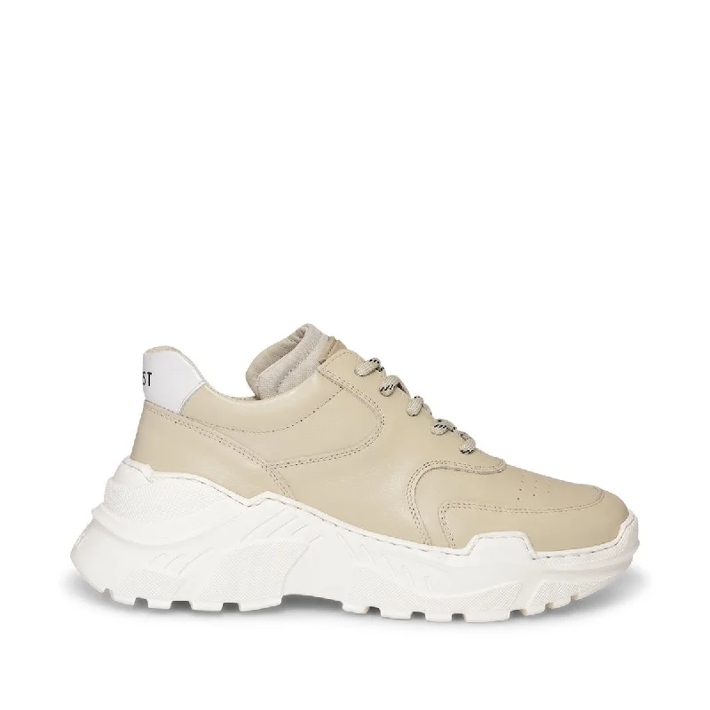 Sprint Leather Cream Chunky Sneakers