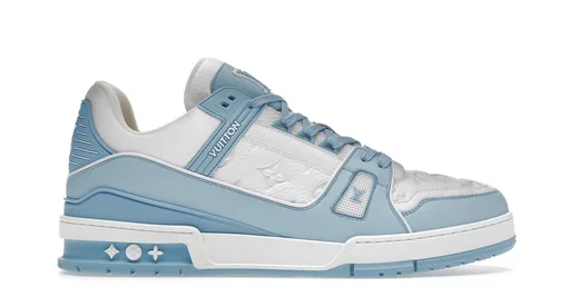 Louis Vuitton Trainer Low White Sky Blue