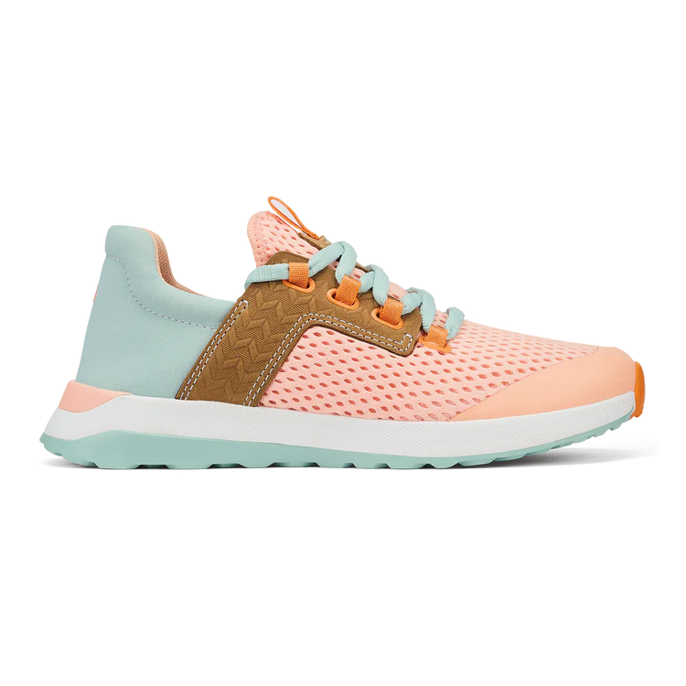 Olukai Women's Wailuku Walking Sneaker - Peach/Swell 20478-PCAA