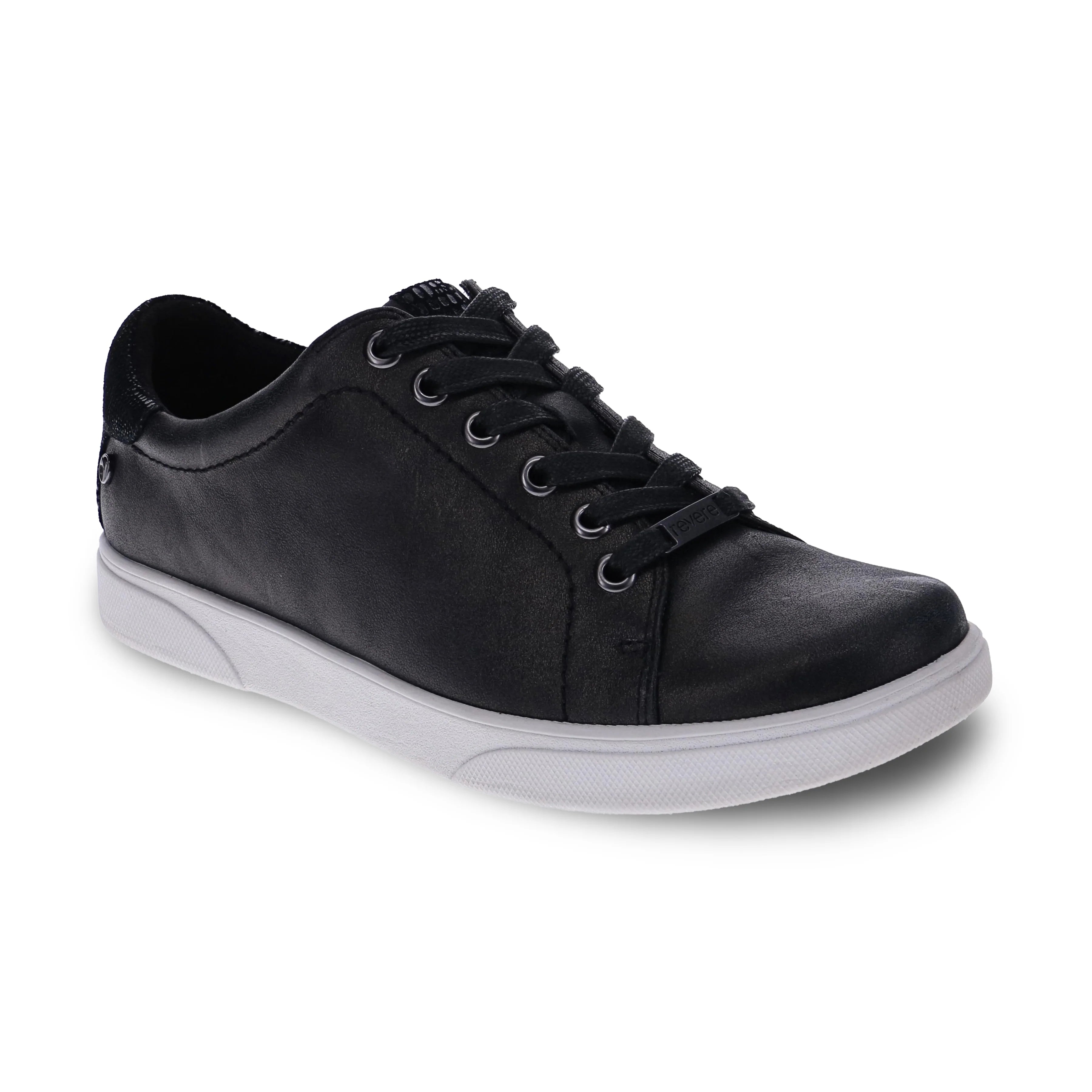 Revere Women's Limoges Sneaker - Black Lizard 33LIMOONYW