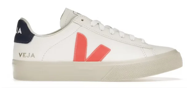 Veja Campo Low Chromefree White Orange Fluo