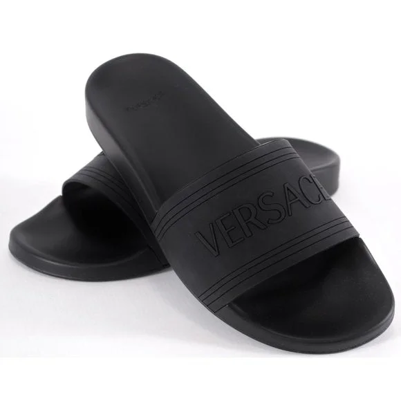 VERSACE DGOS SLIDES BLACK