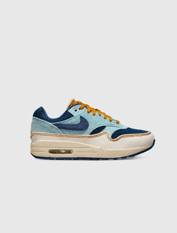 WOMEN'S AIR MAX 1 '87 "AURA/MIDNIGHT NAVY/ PALE IVORY"