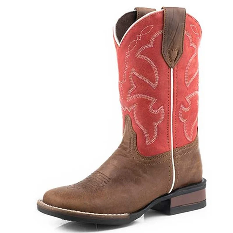 Roper Women's Monterey Brown/Orange Boots