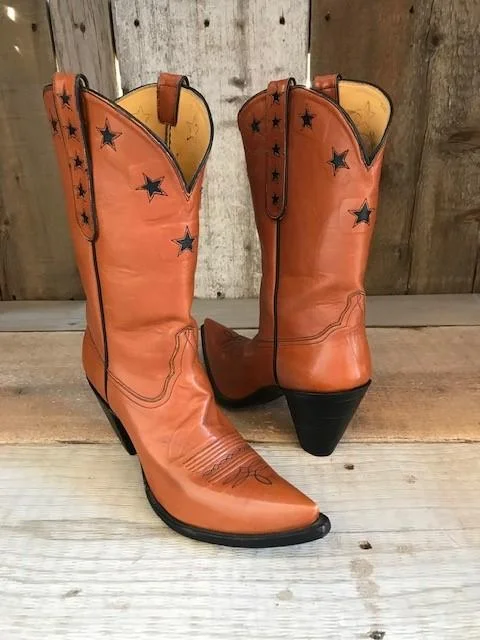 Cognac Kangaroo & Stars Tres Outlaws Women's Classic Boot 2565@