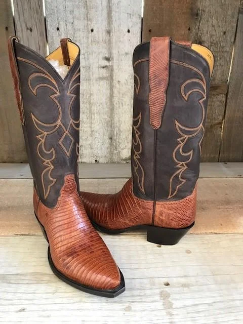 Cognac Lizard Tres Outlaws Women's Classic Boot 2082@