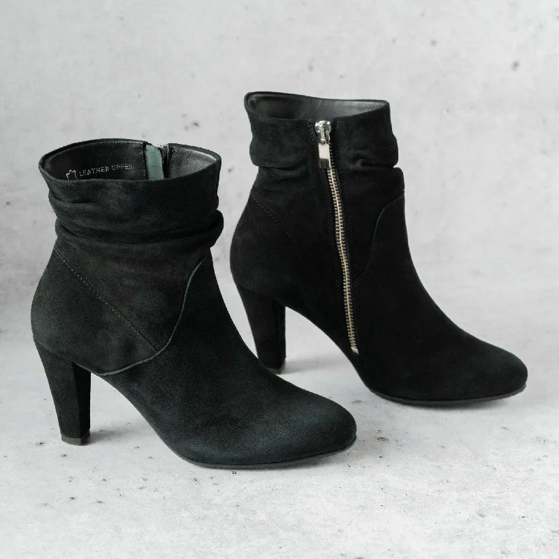 Eric Michael Black Suede Andes Boot