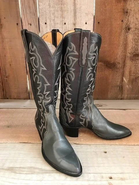 Gray & Black Kangaroo Tres Outlaws Women's Classic Boot 1269@