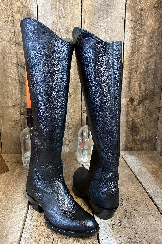 Kangaroo Black  Riding Boots Tres Outlaws Women's Classic 1369