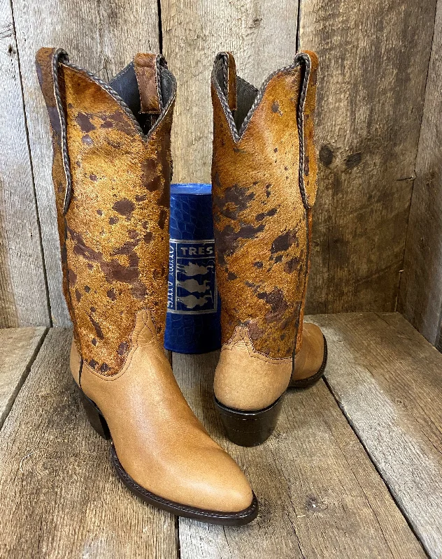 Kangaroo & Hair On Tan & Brown Tres Outlaws Women's Classic 2438