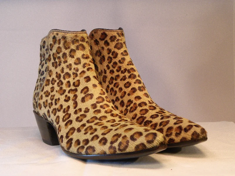 Leopard  Tres Outlaws Flamingo Zip Boot 1697@