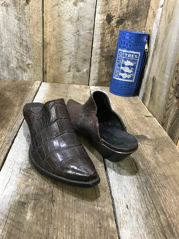 Matte Gator Tres Outlaws Mule   2111*