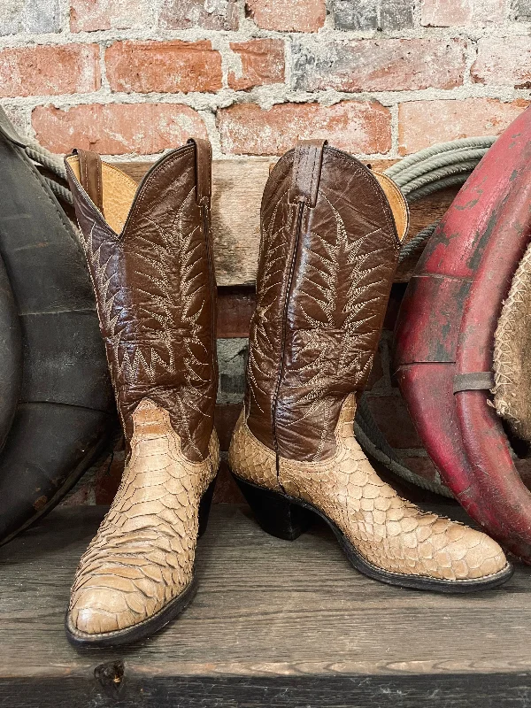 Nocona Python Cowboy Boots Women's Size 8.5