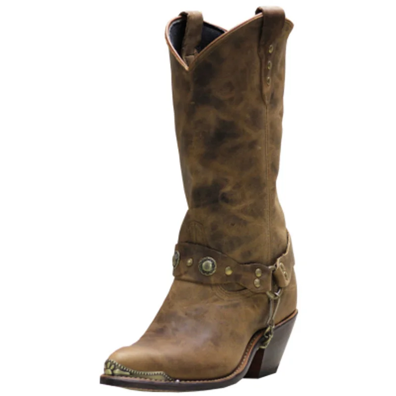 Women's Abilene Sage 11" Concho Western (Antique Tan)