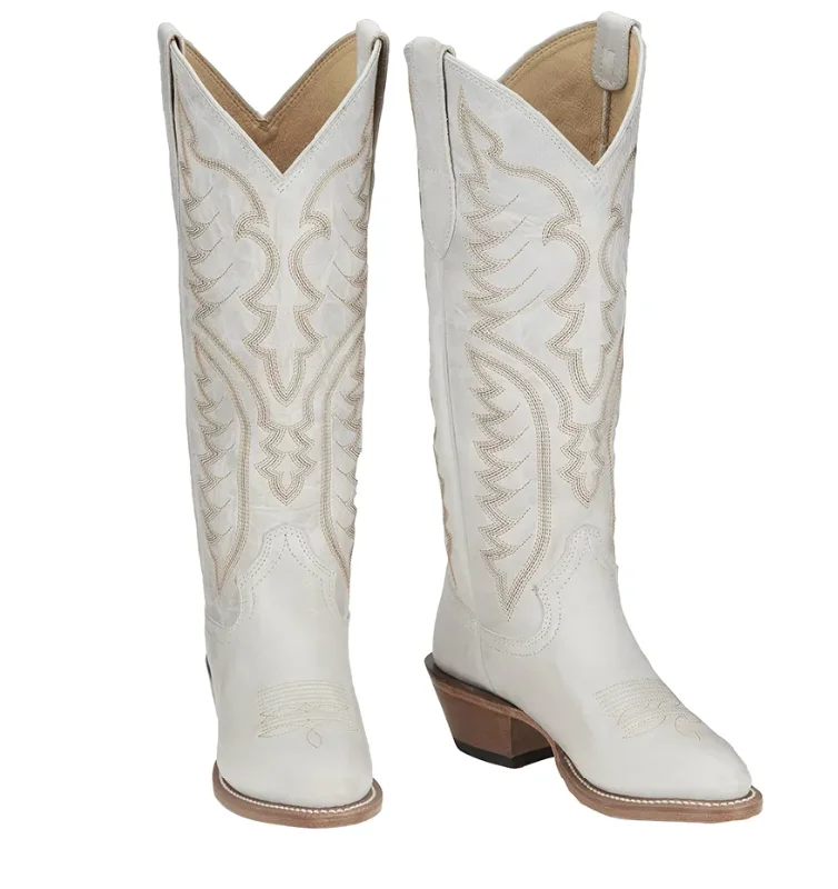 Women's Justin Ivory Evelyn 15" Boots